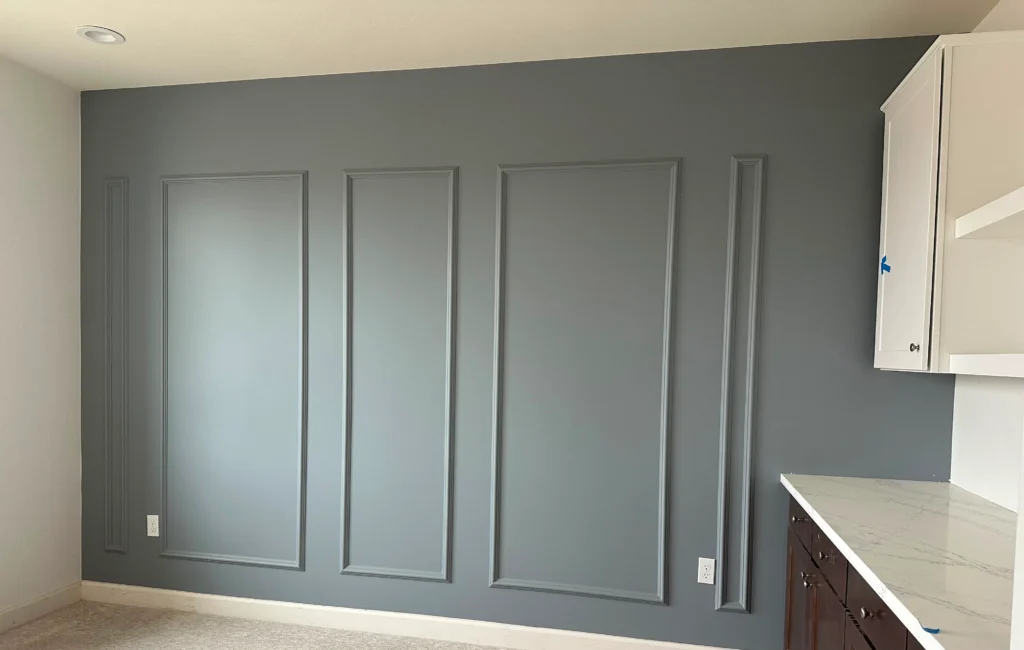 Interior accent wall painting in Visalia, CA by Davis Painting