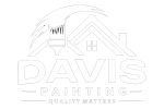 Davis Painting logo in white for Visalia, CA